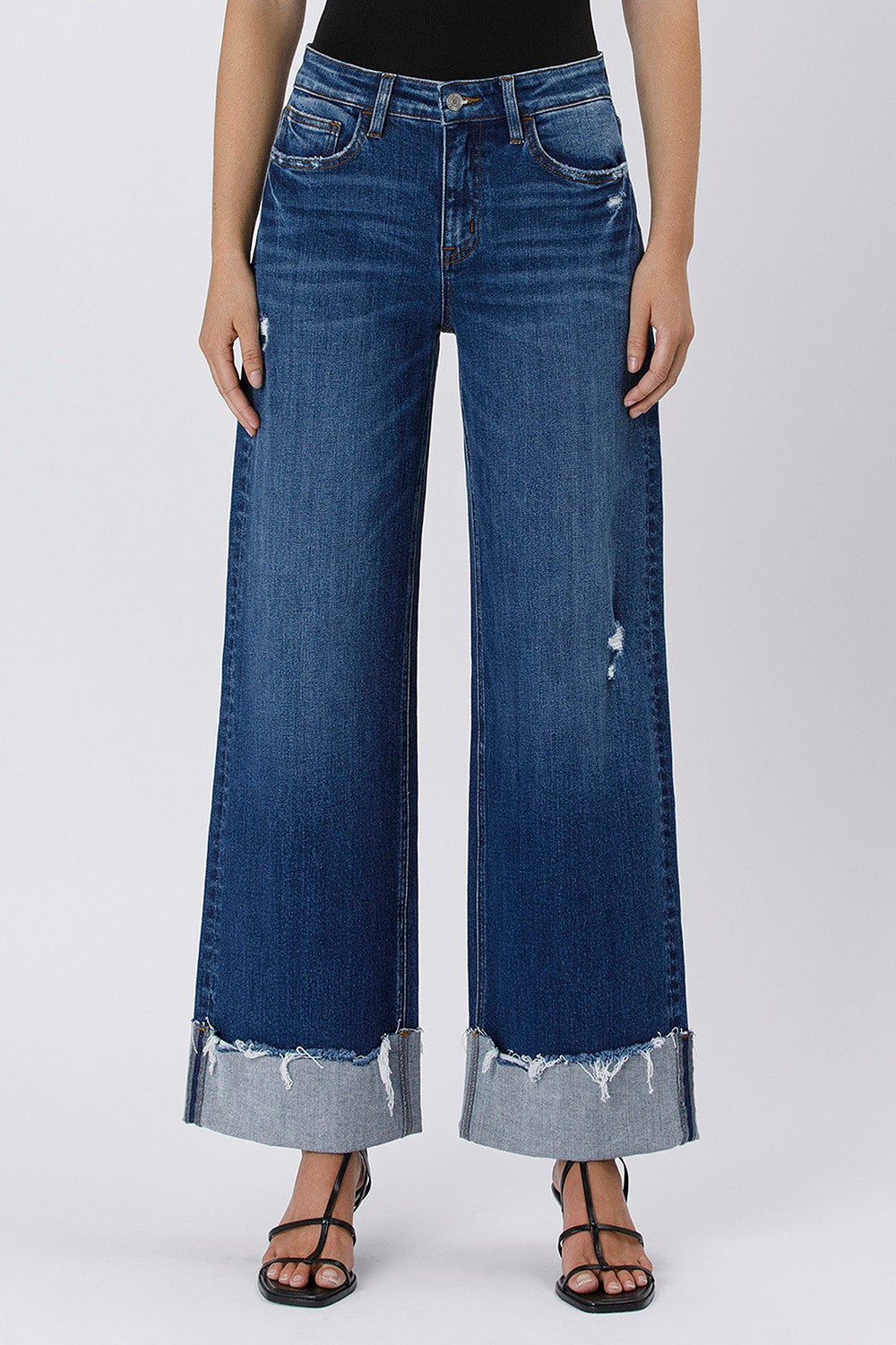 High Rise Baggy Wide Cuff