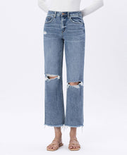 Load image into Gallery viewer, High Rise Distressed Dad Jeans
