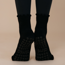 Load image into Gallery viewer, Americano Black Pilates Grip Sock - Daily Grind
