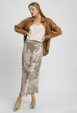 Load image into Gallery viewer, Metallic Midi Skirt
