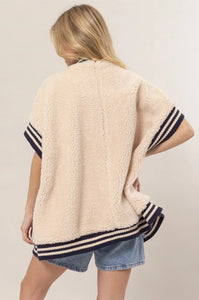 Cream Teddy Vest