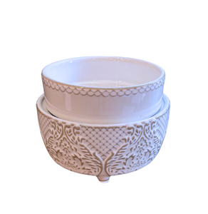 2-in-1 Fragrance Warmer Vintage White