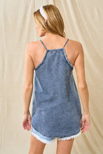 Load image into Gallery viewer, Frayed Denim Cami

