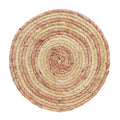 Woven Natural and Rose Seagrass Table Mat