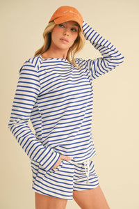 Blue Stripe Long Sleeve