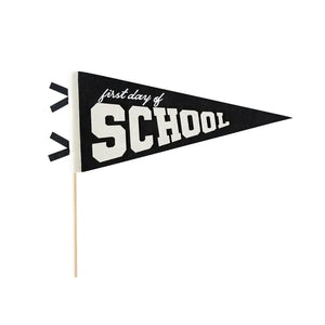 First Day of School Pennant Flag