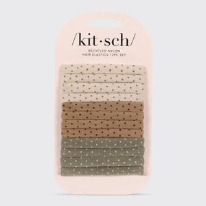 Kitsch Polka Dot Nylon Elastics