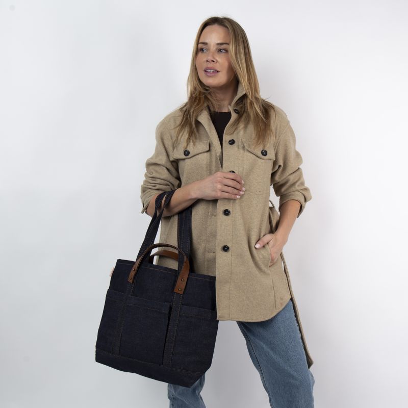 CB Station Heritage Denim Crafted Tote