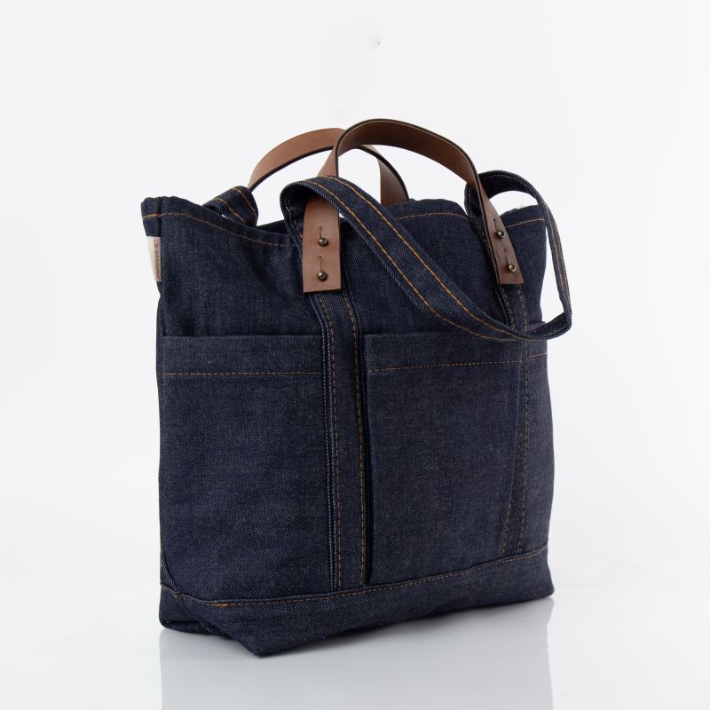 CB Station Heritage Denim Crafted Tote