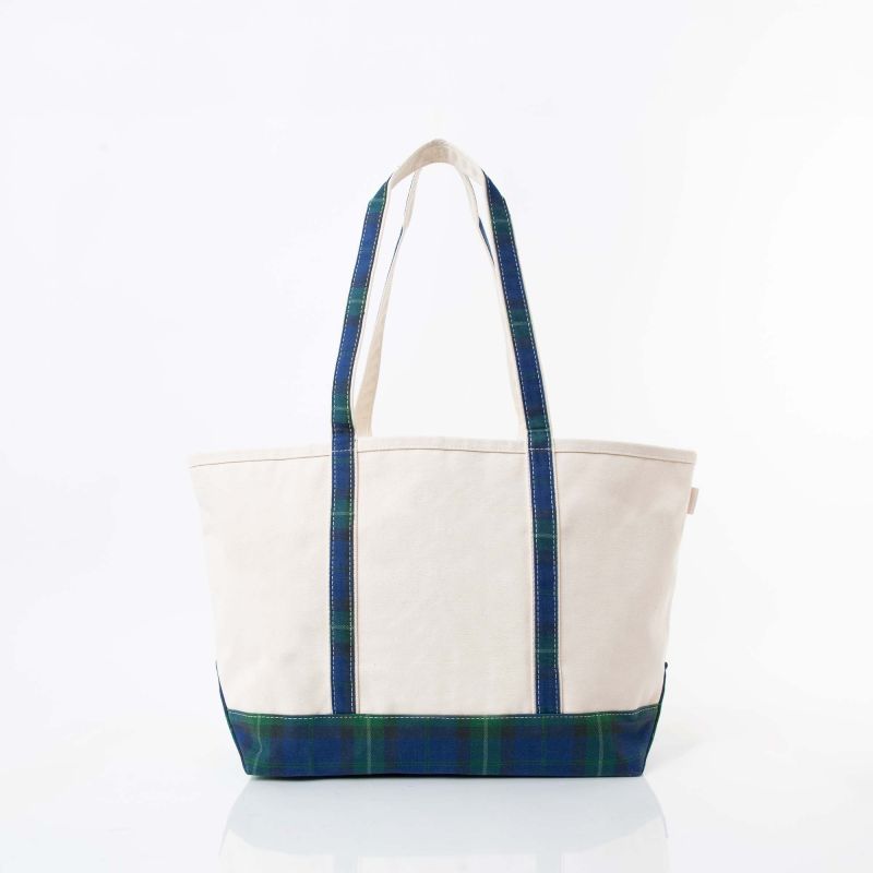 CB Station Plaid Large Classic Tote
