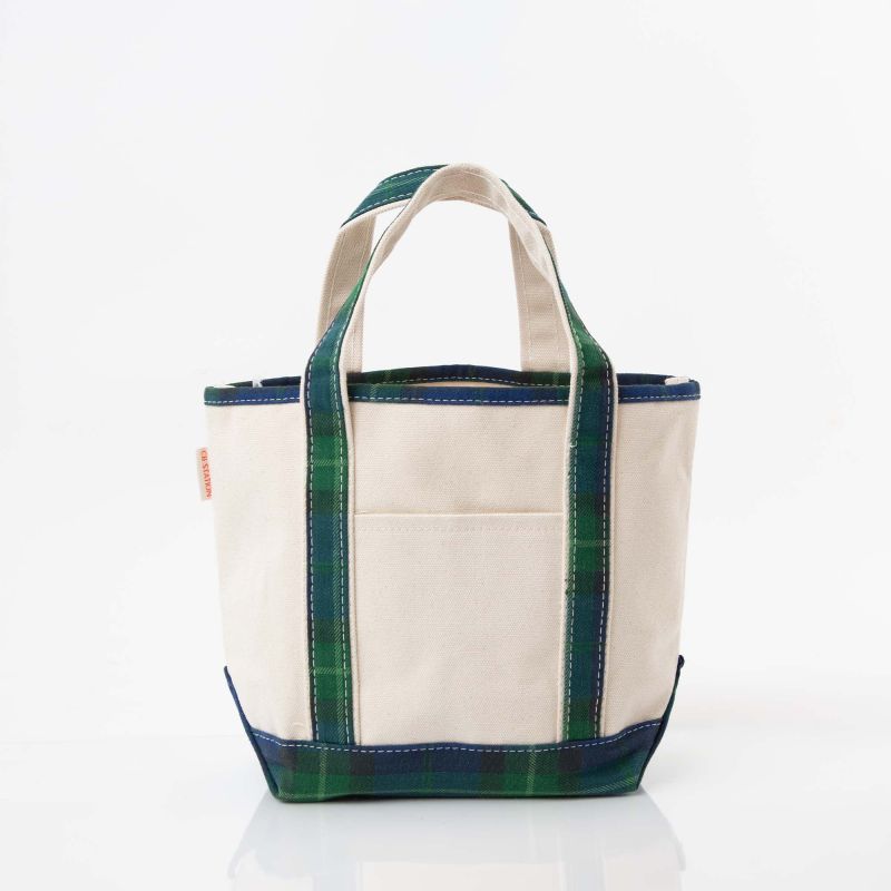 CB Station Plaid Handy Open Top Tote