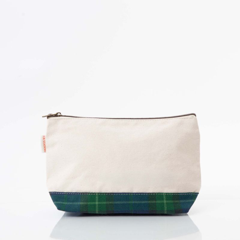 CB Station Plaid Clutch