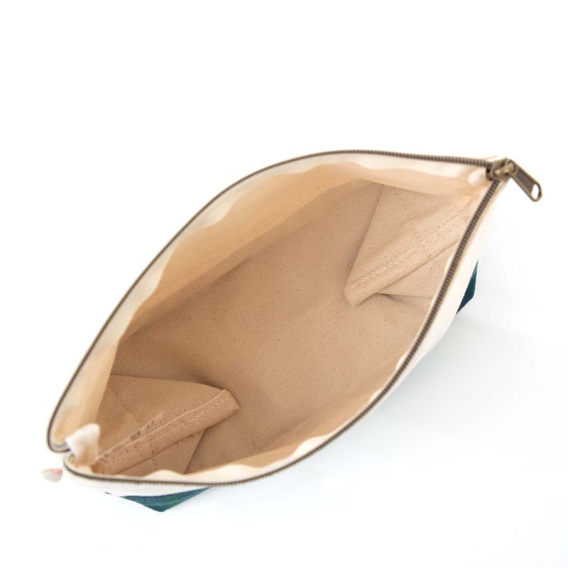 CB Station Plaid Clutch