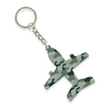 Camo Airplane Keychain