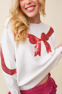 Gift Bow Sweater