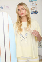 Load image into Gallery viewer, Lake Vibes Short Sleeve Knit Graphic T-Shirt
