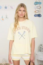 Load image into Gallery viewer, Lake Vibes Short Sleeve Knit Graphic T-Shirt
