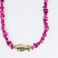 Load image into Gallery viewer, Fuchsia Ocean Necklace
