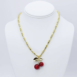 Cherry Pendant Necklace