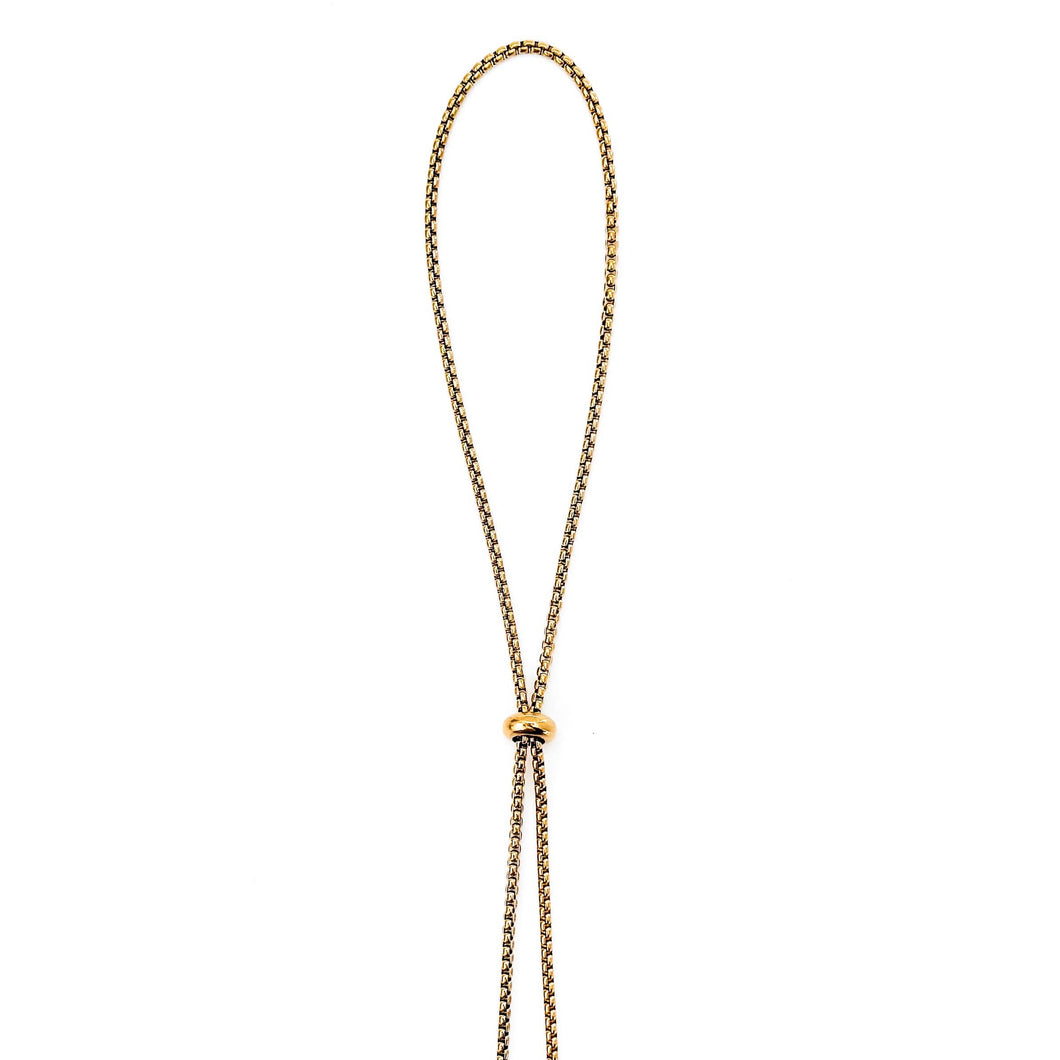 Halsey Sliding Bead Lariat Necklace
