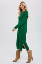 Load image into Gallery viewer, Button Front Midi Sweater Dress
