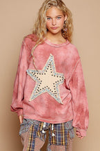 Load image into Gallery viewer, Mulberry Star Patch Top
