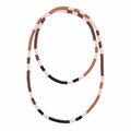 Allie Seed Bead Long Necklace Neutral