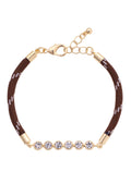 Betsy Paracord Tennis Bracelet Brown