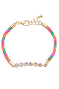 Betsy Paracord Tennis Bracelet Pink