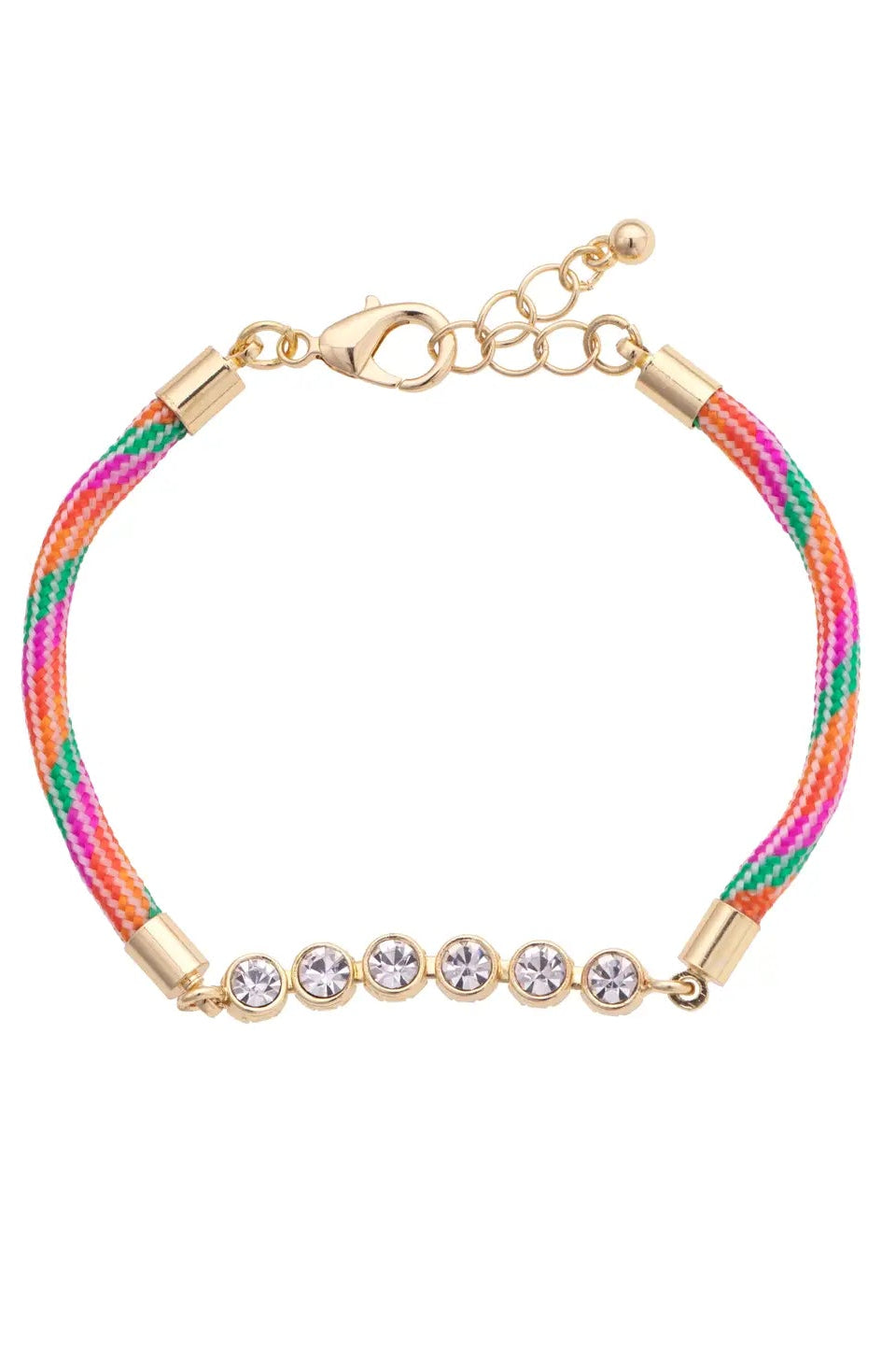 Betsy Paracord Tennis Bracelet Pink