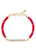 Betsy Paracord Tennis Bracelet Red
