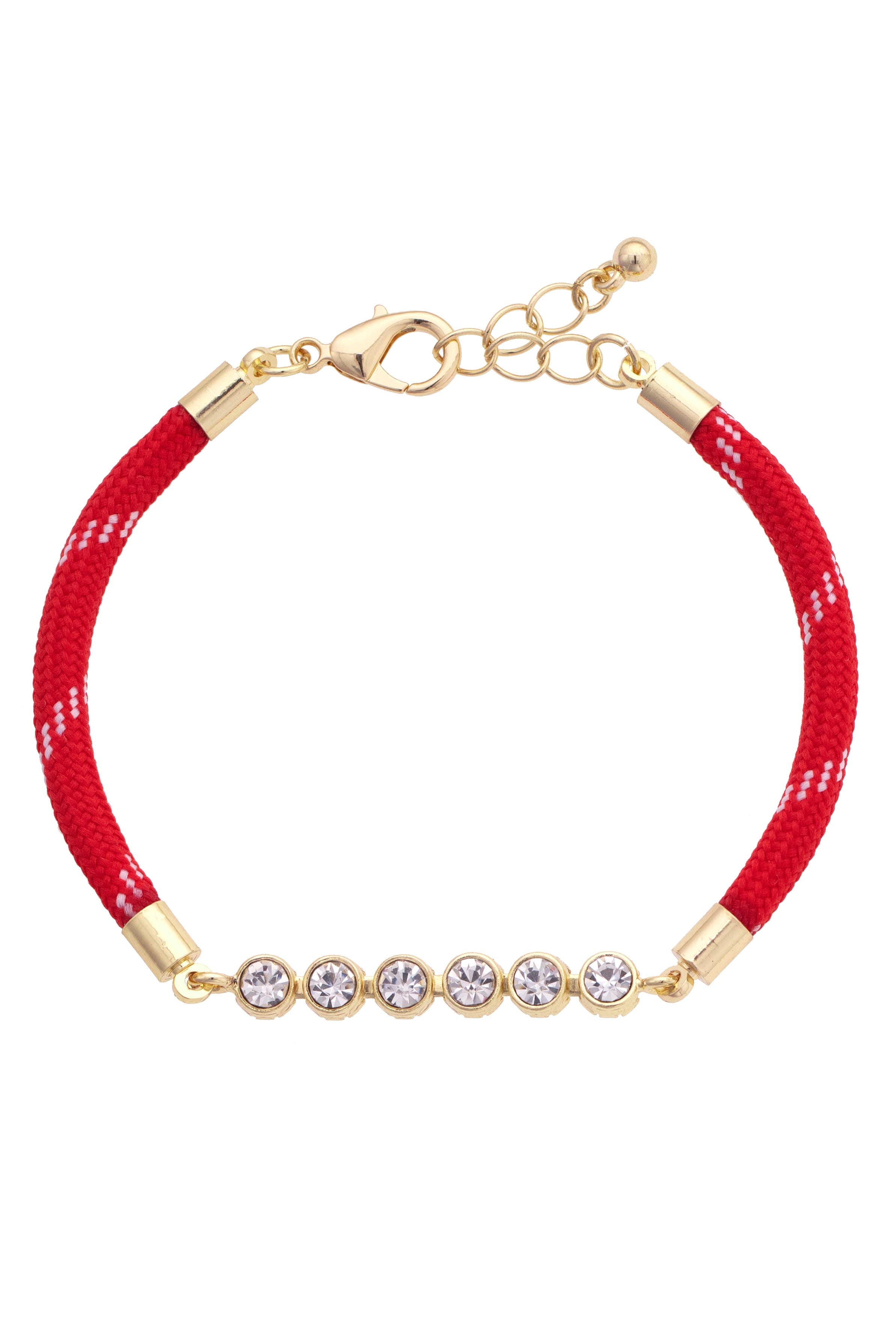 Betsy Paracord Tennis Bracelet Red