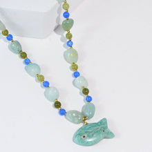Load image into Gallery viewer, Blue Fishy Necklace
