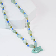 Load image into Gallery viewer, Blue Fishy Necklace
