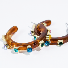 Load image into Gallery viewer, Candy Gem Hoop
