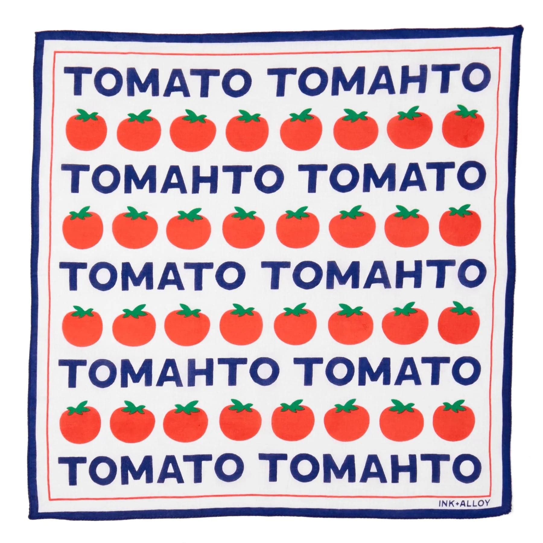 Carson Tomato Tomahto Print Scarf