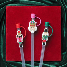 Load image into Gallery viewer, Swig Straw Topper Set Nutcracker
