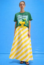 Load image into Gallery viewer, Des Citrons Lemons Mineral-Dyed Green Tee
