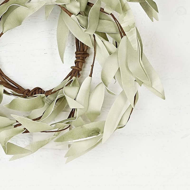 Flocked Herb Leaves Ring