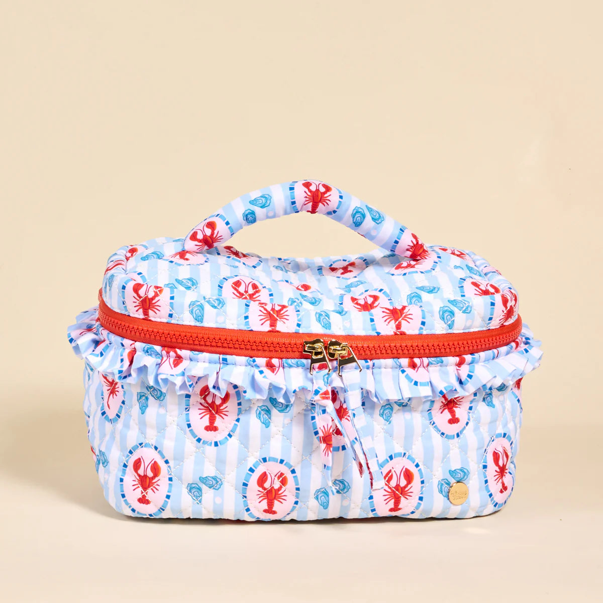 Harbor House Glam & Go Quilted Cosmetic Bag