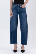 High Rise Barrel Leg Jean