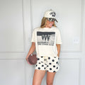 Women's Hope Comes Alive football graphic tee printed on a soft Comfort Colors 100% cotton t-shirt.