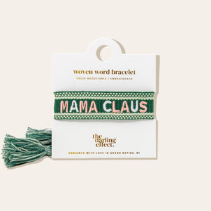 Mama Claus Woven Bracelet