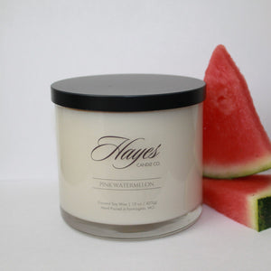 Hayes Candle Pink Watermelon 15oz