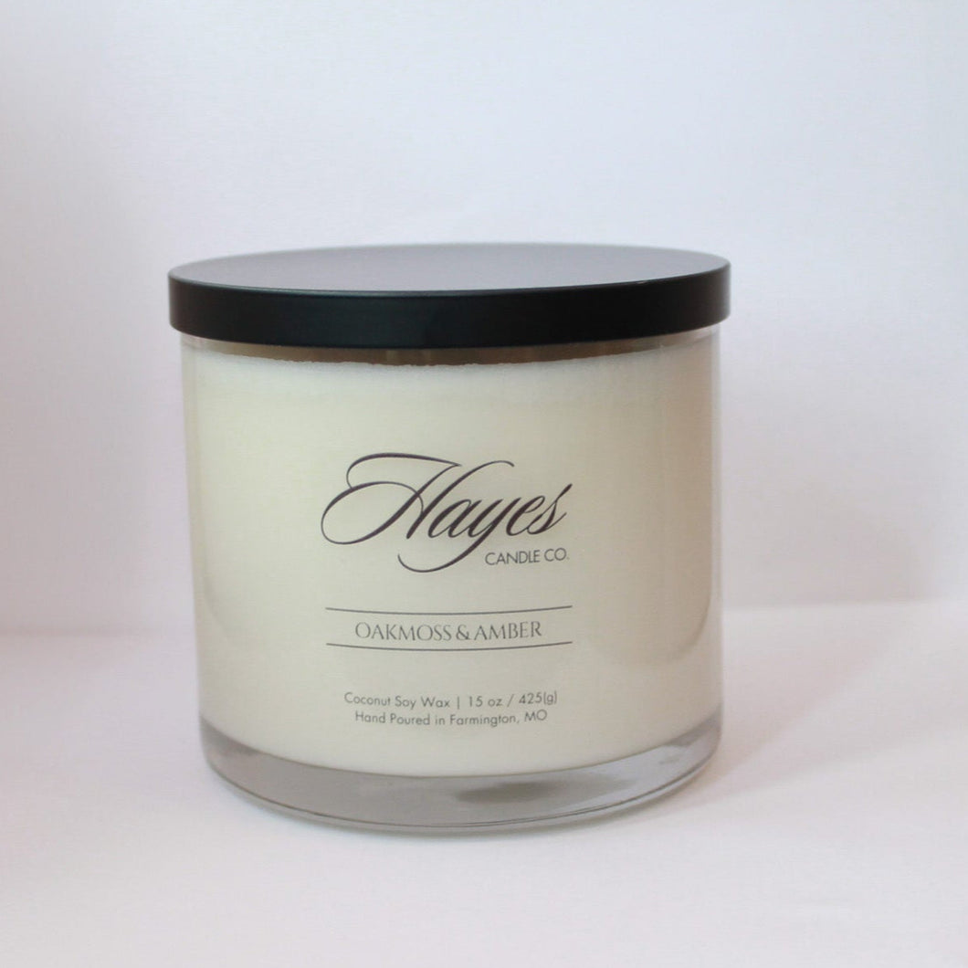Hayes Candle Oakmoss + Amber 15oz