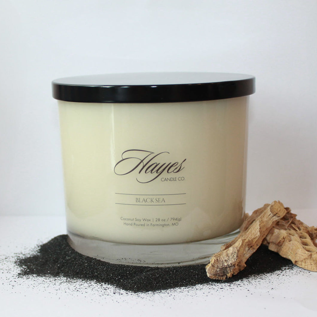 Hayes Candle Black Sea 28oz