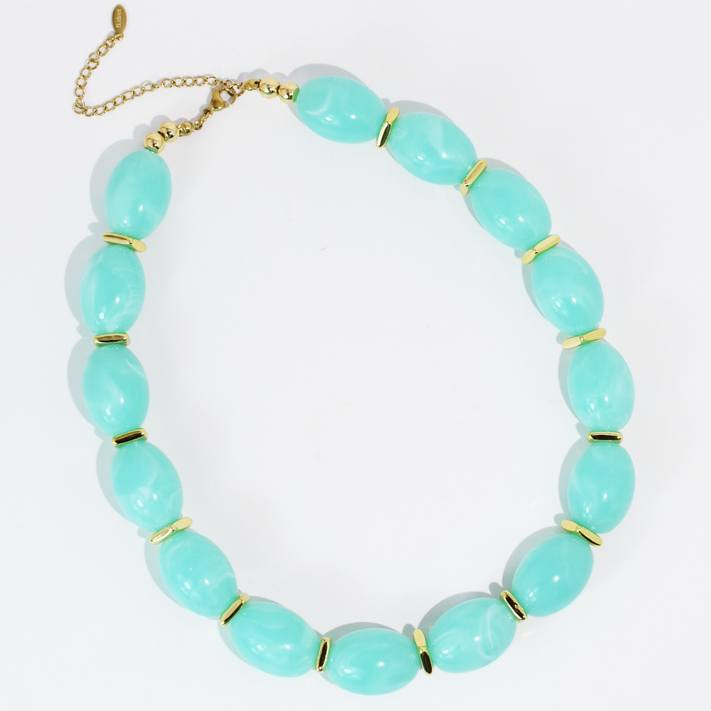 Jelly Pop Mint Necklace