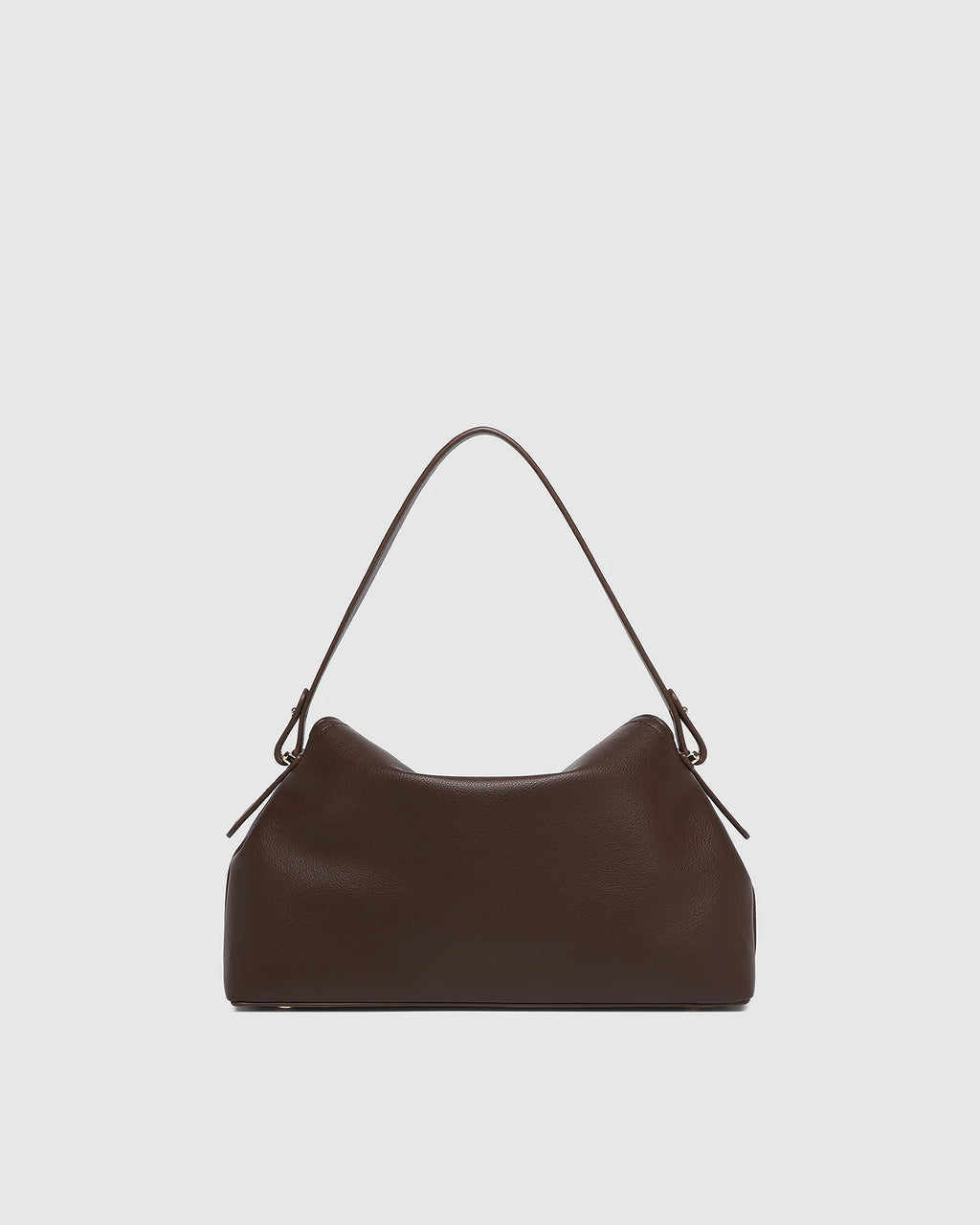 Back of Louenhide Nicole Handbag in Chocolate vegan leather