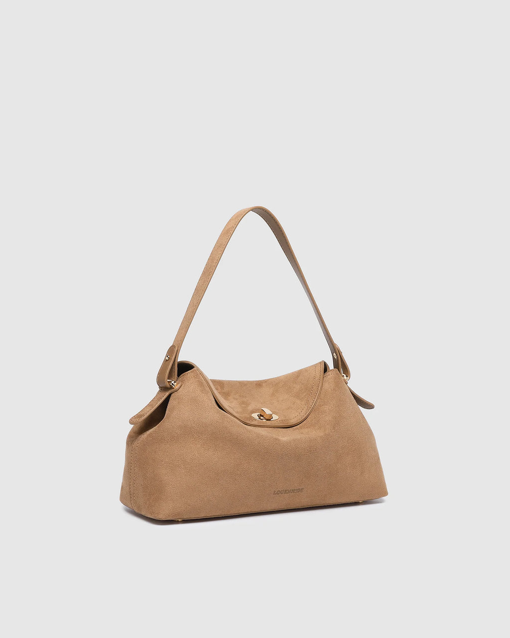 Suede Honey faux suede top handle handbag