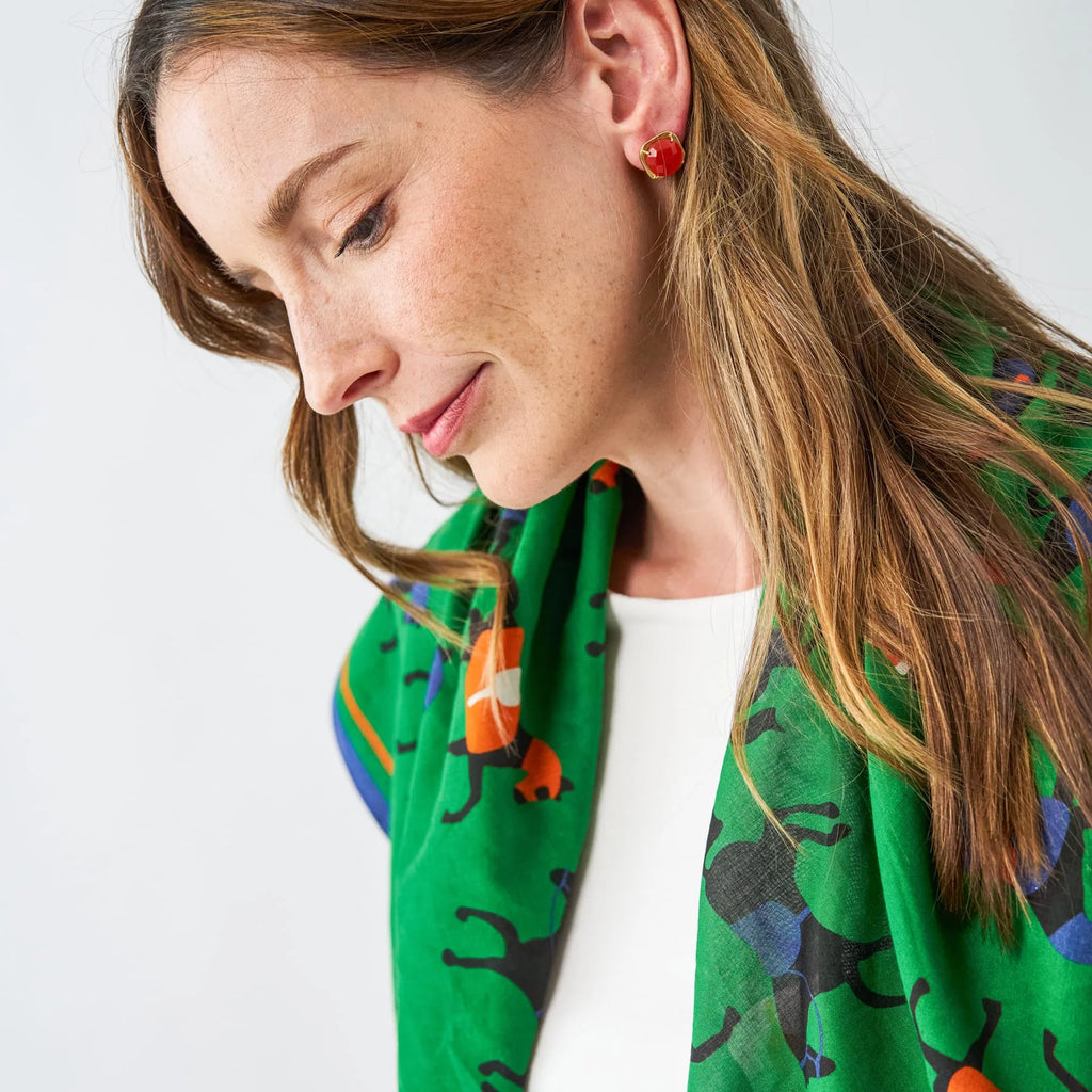 Olivia Horse Print Scarf